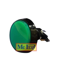 Botão Arcade 5,8cm Verde com LED para Fliperama