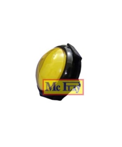 BOTAO 6,3 CONVEXO AMARELO COM LED