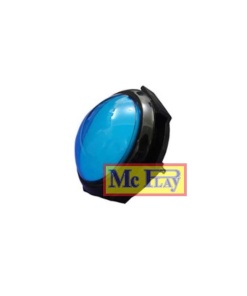 BOTAO 6,3 CONVEXO AZUL COM LED