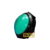 Botão Arcade Convexo 9,8cm Verde com LED para Fliperama