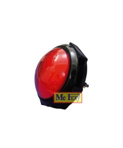 Botão Arcade Convexo 9,8cm Vermelho com LED para Fliperama