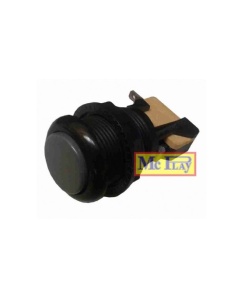BOTAO AEGIR NYLON PRETO/CINZA