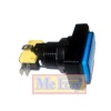 Botão Arcade Retangular Acrílico Azul com Micro Switch para Fliperama